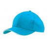 Cap - mod. 4149:Cyan, Polyester, White